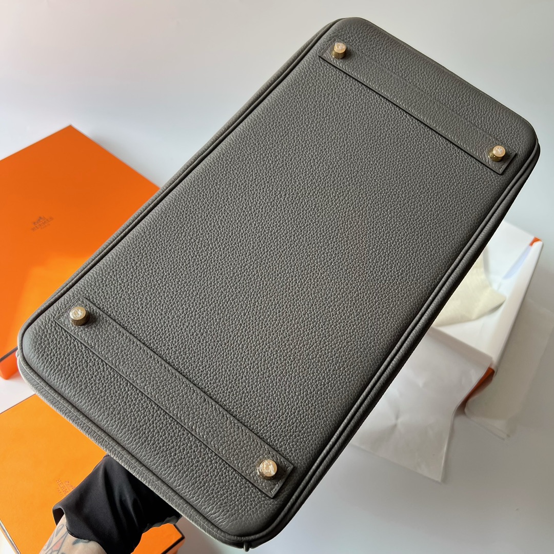 에르메스 버킨백40 그레이 금장 토고가죽